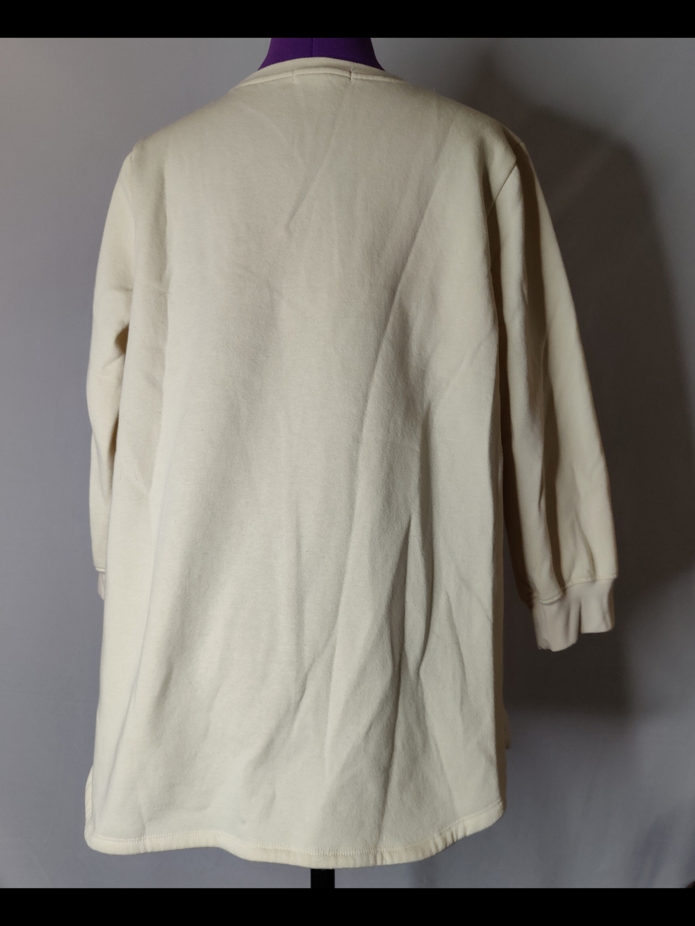 Cream Halloween Pumpkin & Black Cat Sweatshirt - Picture 3 of 4
